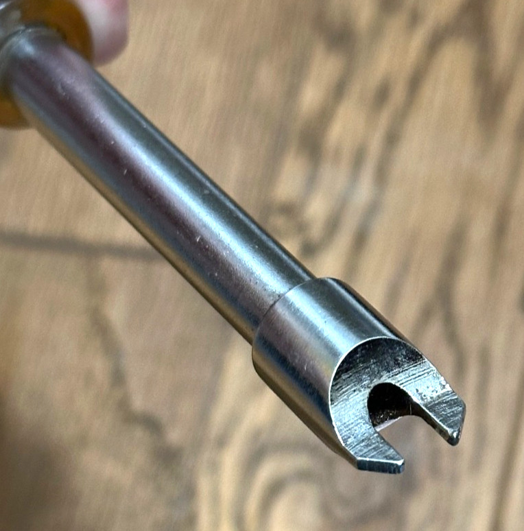 🇺🇸 Snap On Tools Dash Nut Trim Specialty VW Porsche Clear Screwdriver Handle