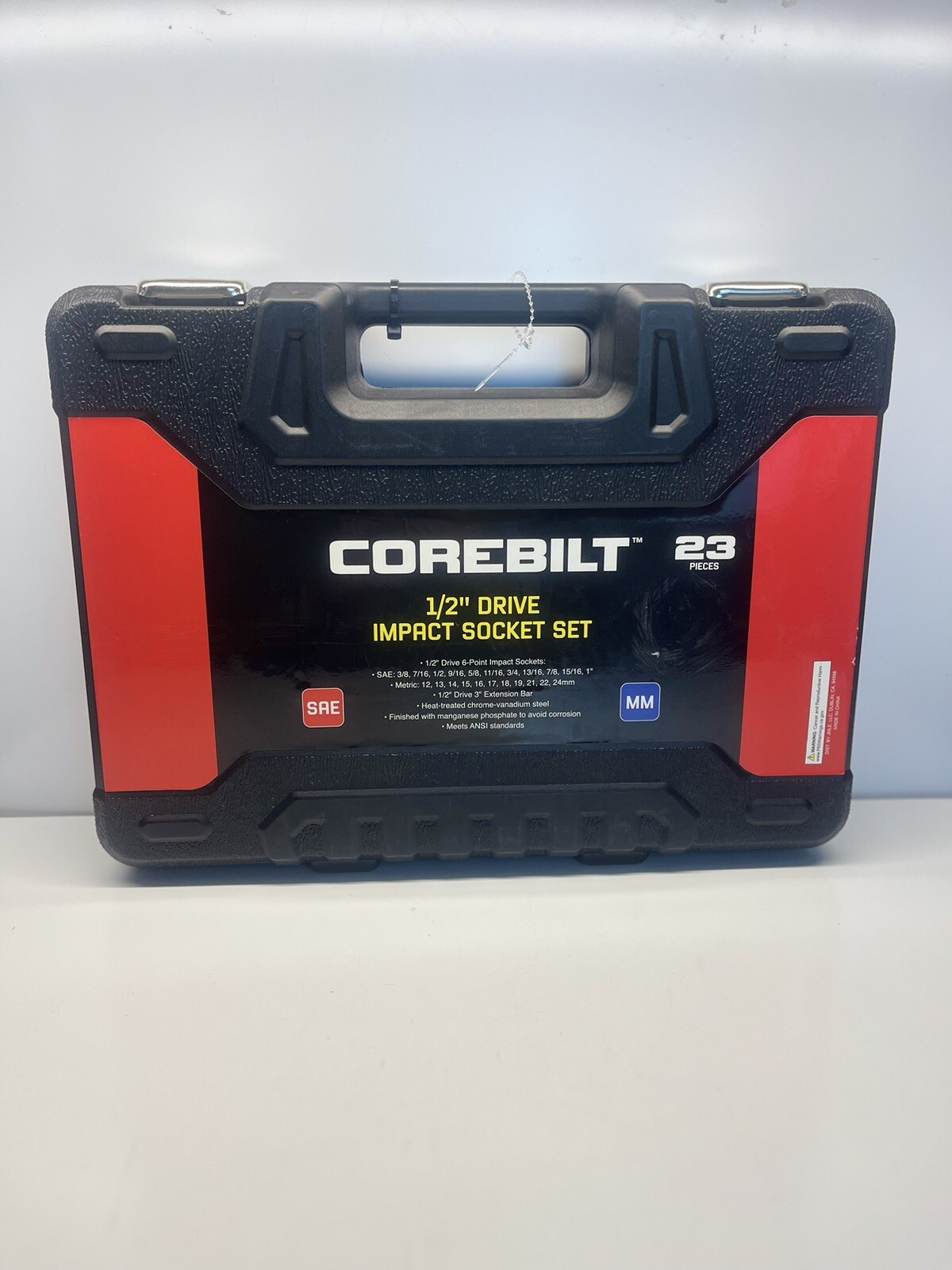 Corebilt 1/2 Drive Impact Socket Set 23 Pieces