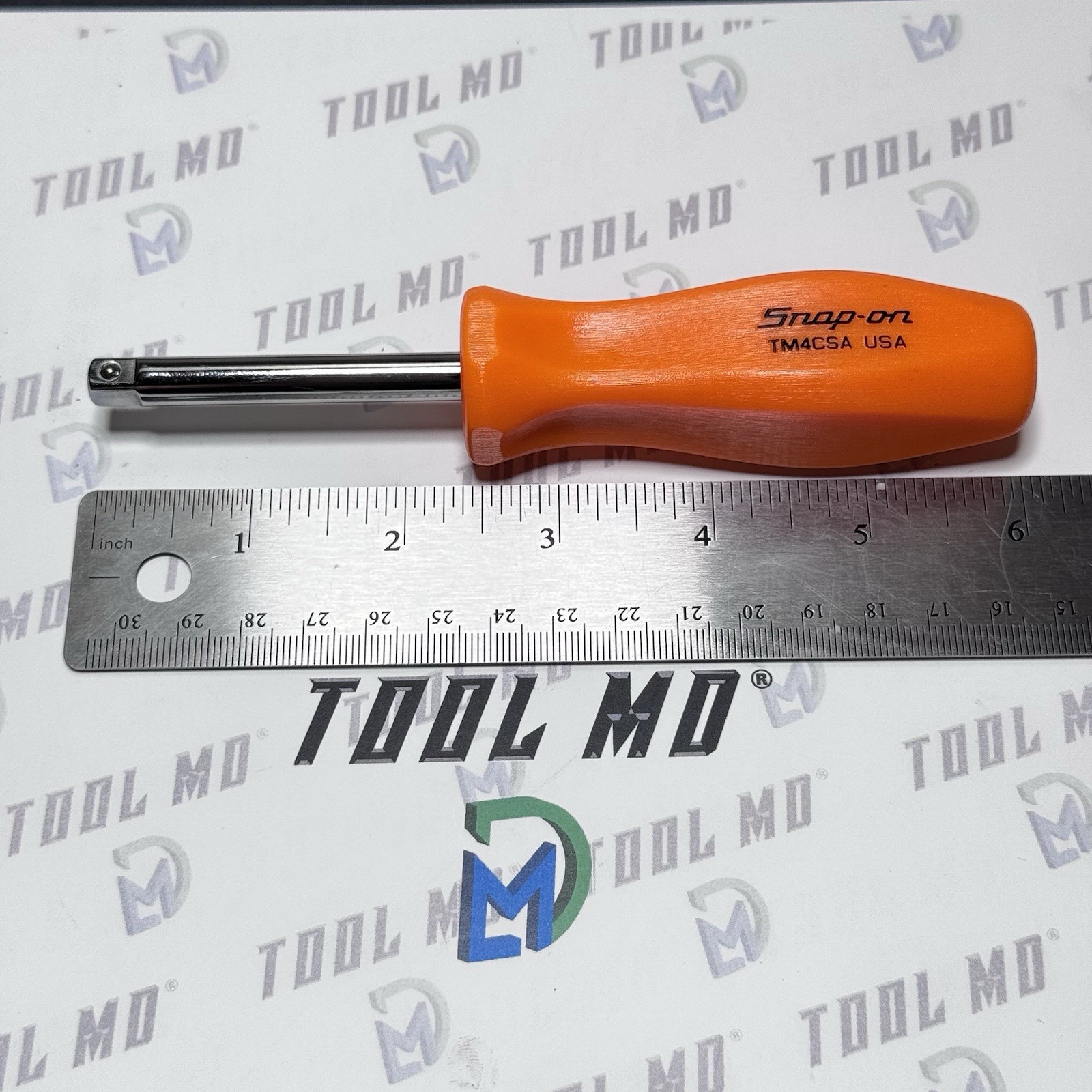 Snap-on Tools USA NEW ORANGE Hard Handle 1/4″ Standard Shank Driver TM4CSA