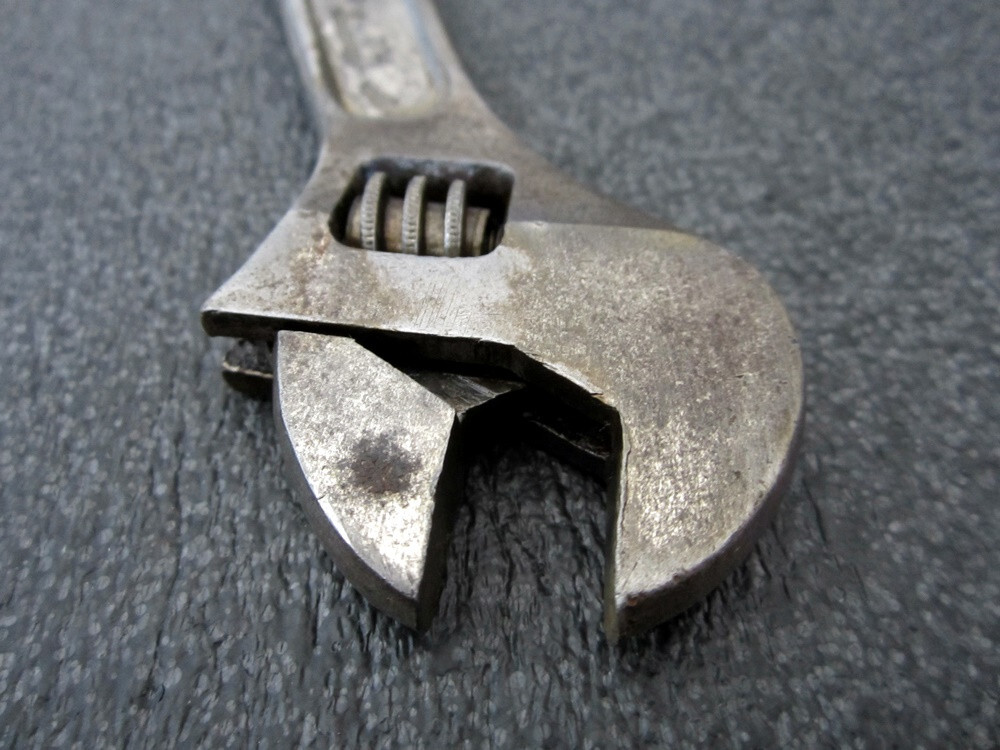 Vintage Stellar 6″ Angle Wrench Hot Dropped Forge Steel – Germany?