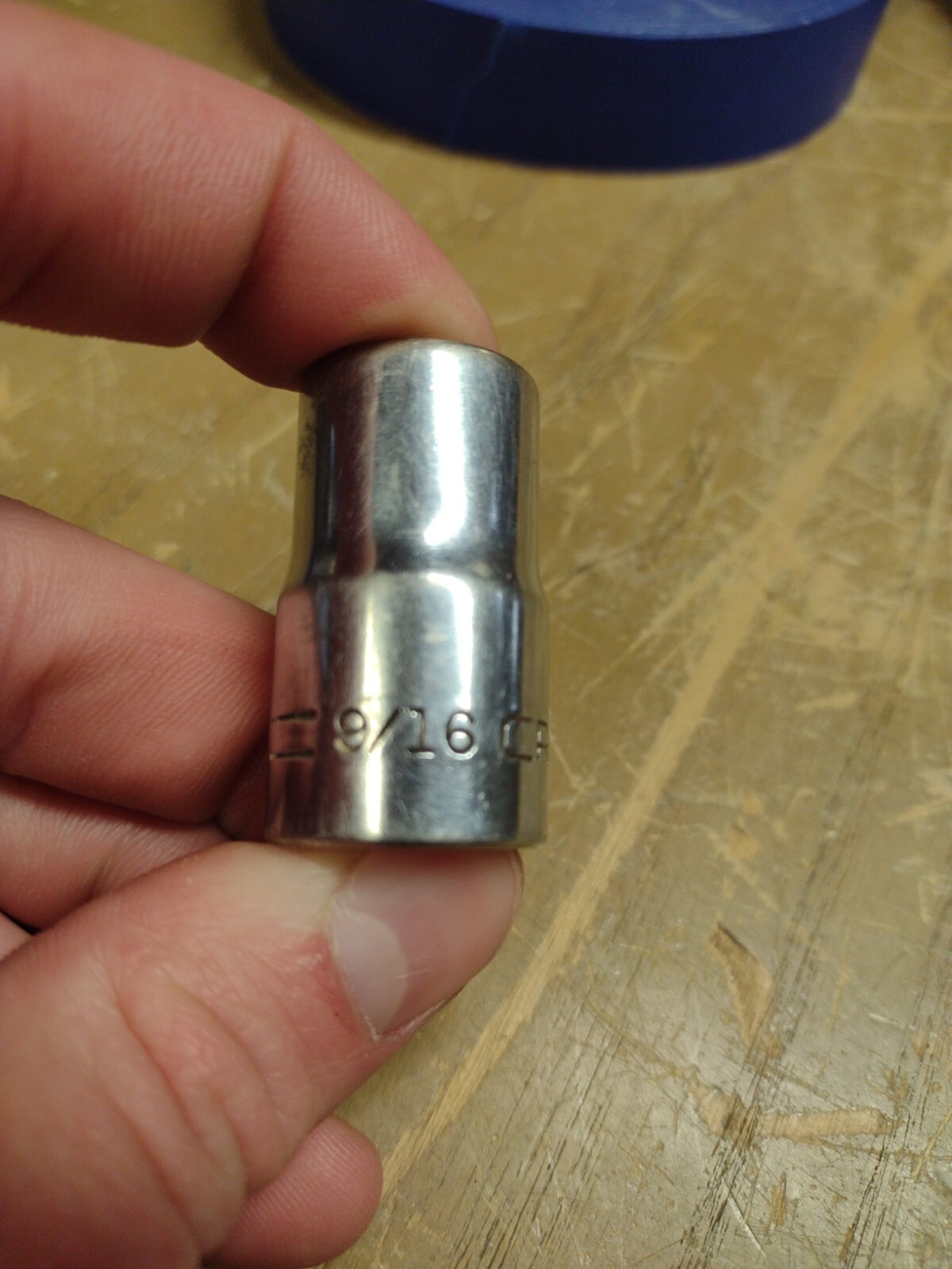 Craftsman USA Vintage (V) 1/2″ Drive 12 point 9/16″ Standard Socket 22JS-1730D2