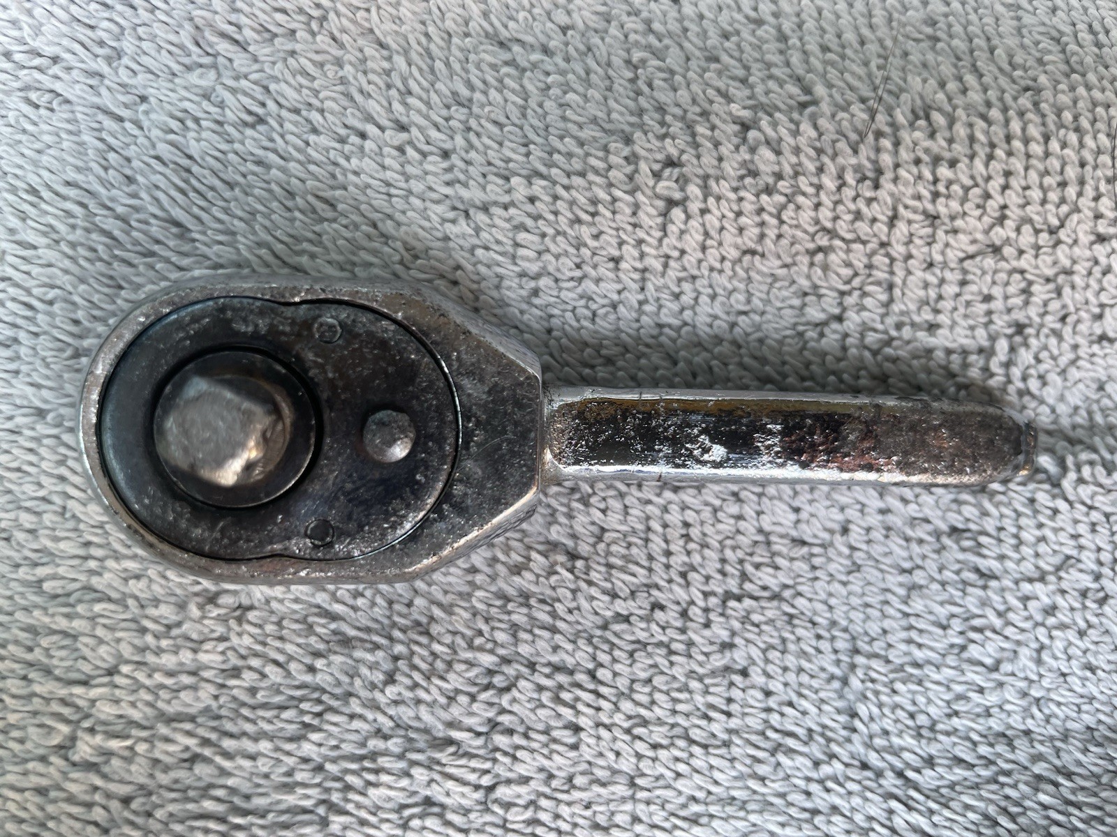 1/4″ Drive Stubby Ratchet Japan Midget vintage W/ Flat Pry tool used