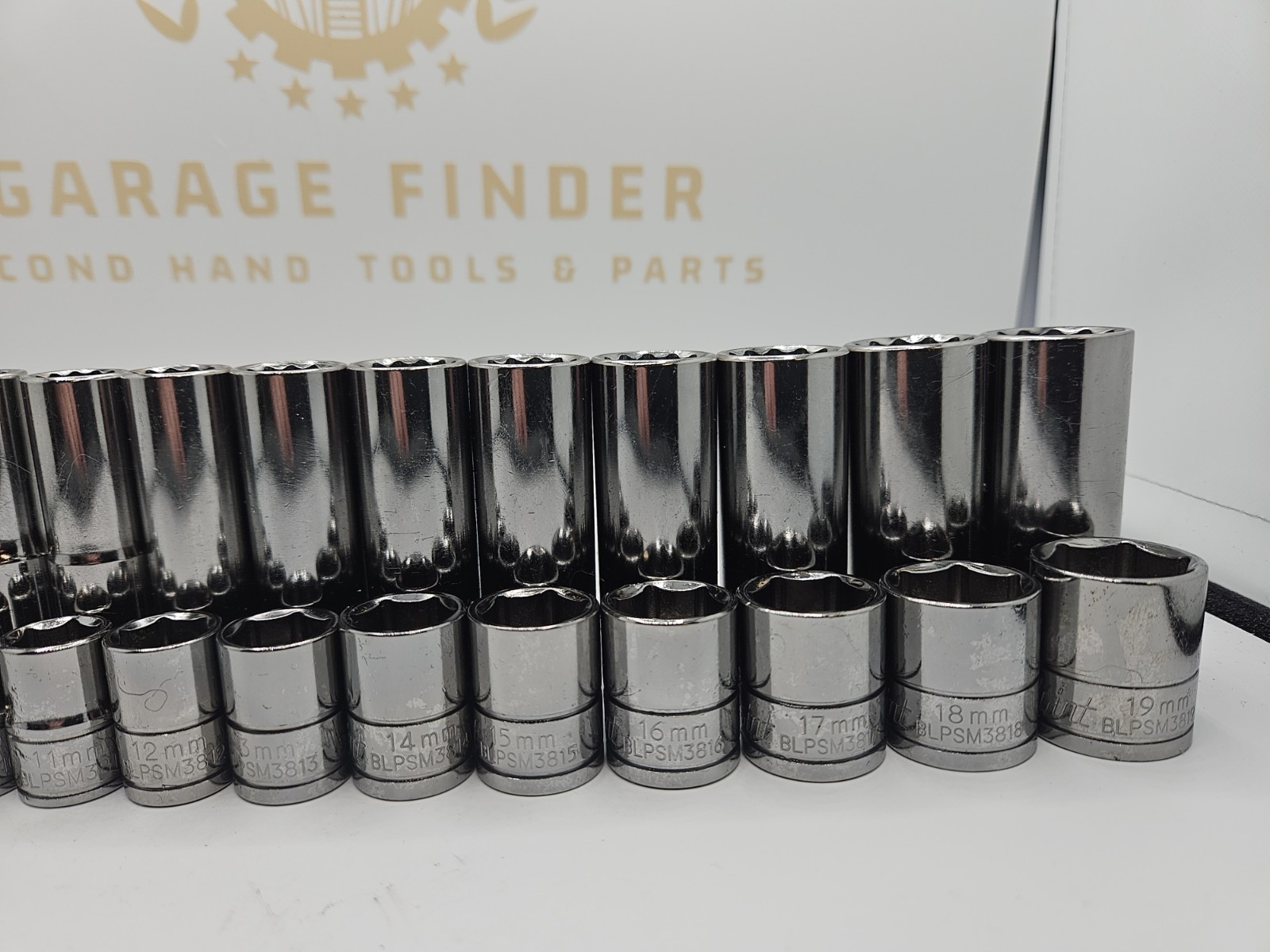Bluepoint Metric Socket Set Shallow And Deep 3/8″ Drive
