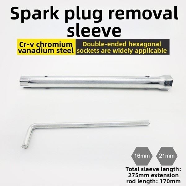 Ignition Socket Wrench 16mm 21mm with Extended Tube Length for CRV Repair