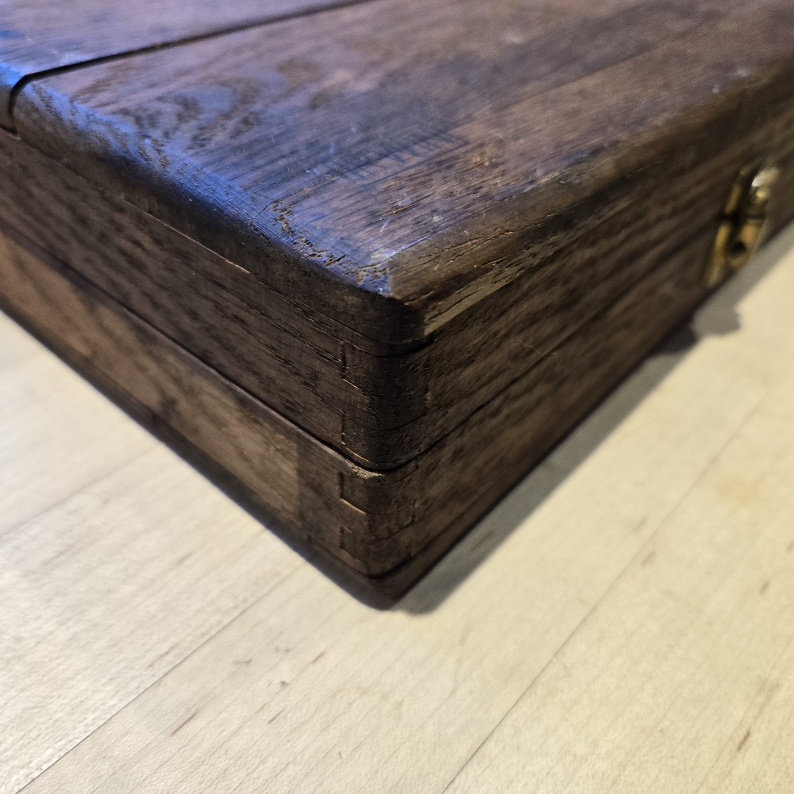 IRWIN Auger Bit Set in Oak Box with Original Booklet