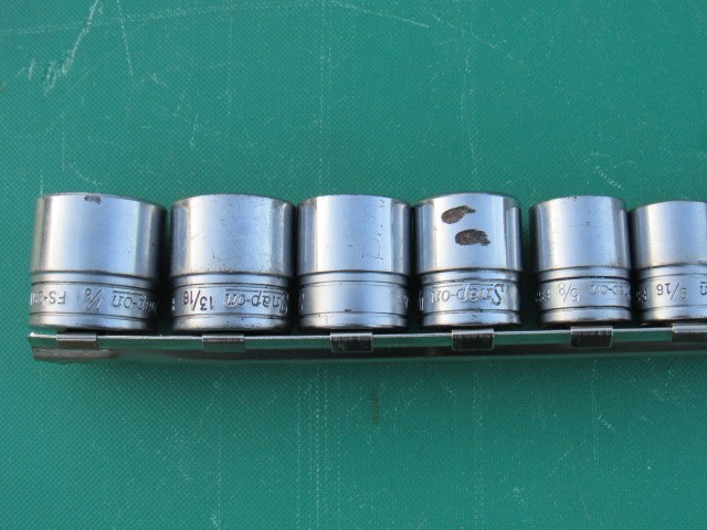 SNAP-ON 211FSY 3/8″ DRIVE 11PC SAE 6PT SHALLOW SOCKET SET 1/4″ – 7/8″ UNDERLINE