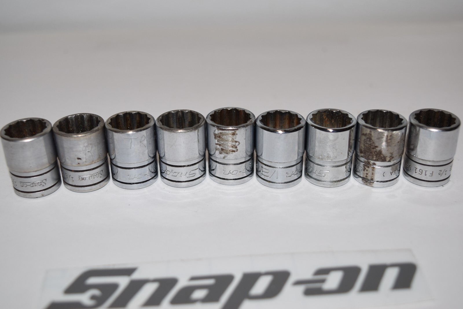 Snap-On F161 3/8″ Drive 12-Point SAE 1/2″ Flank Drive® Shallow Socket