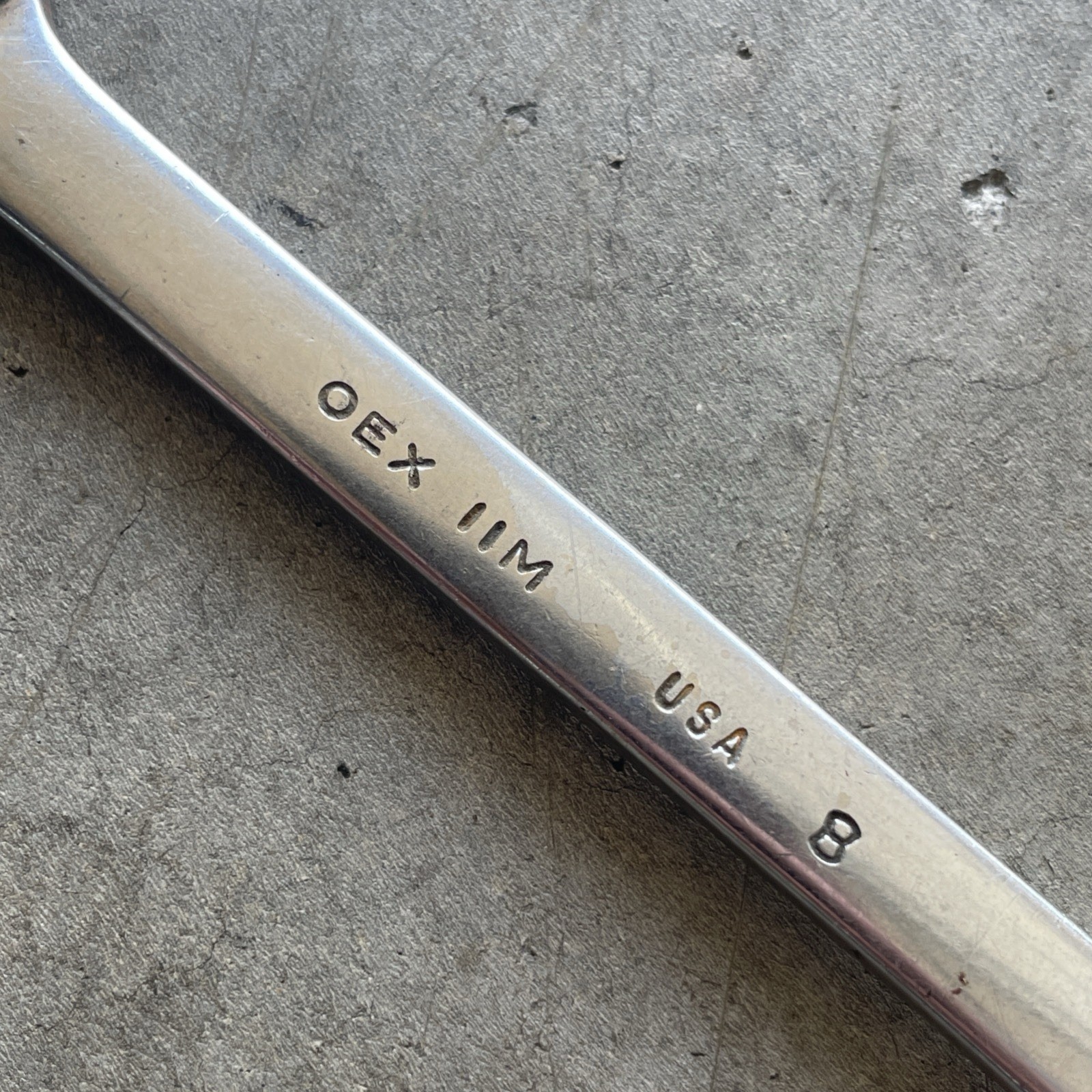Snap-on OEX11M 11MM 12pt Point Short Combination Wrench Chrome USA