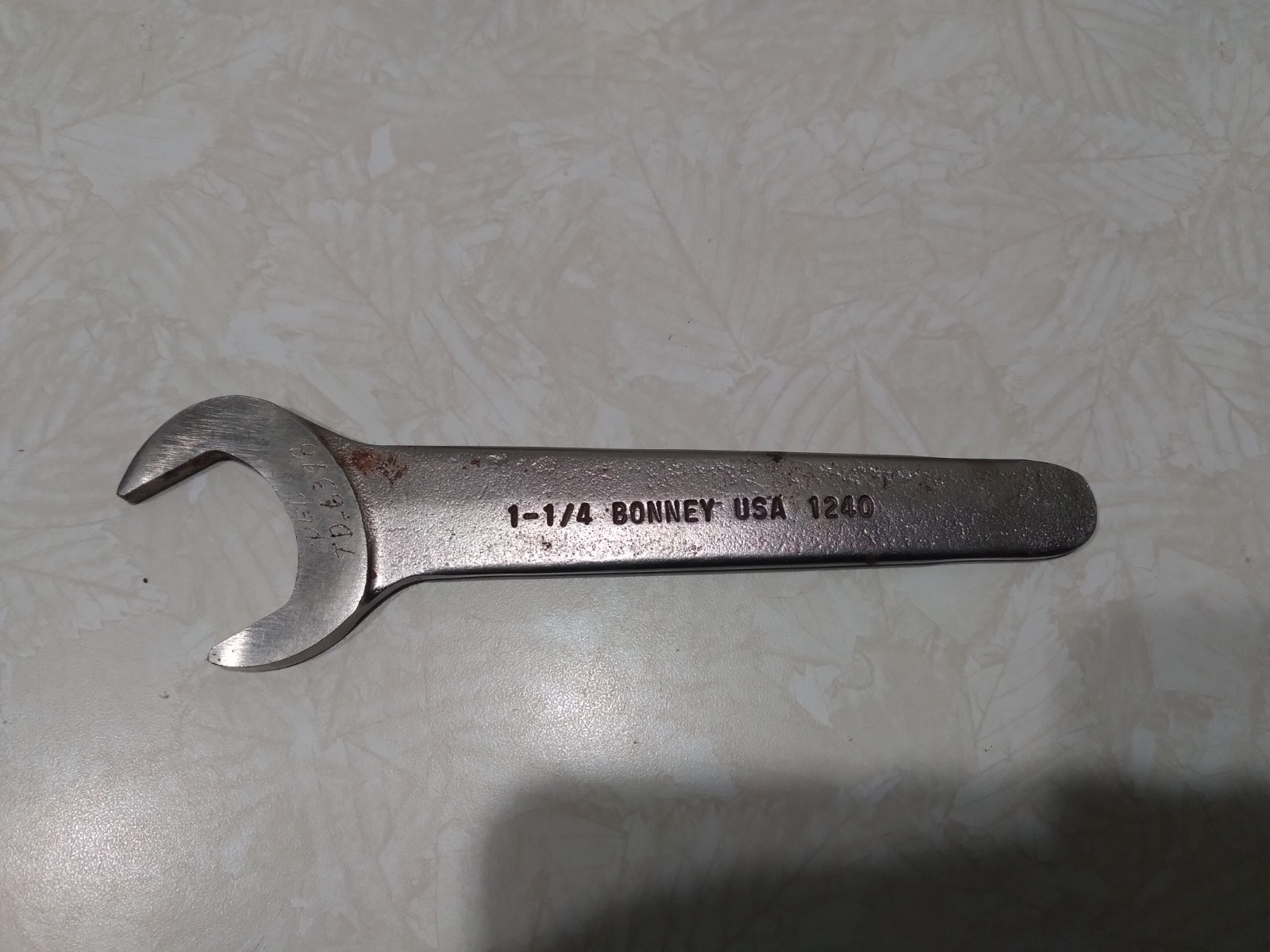 Bonney 1-1/4” Hydraulic & Aircraft Service Wrench 1240 USA