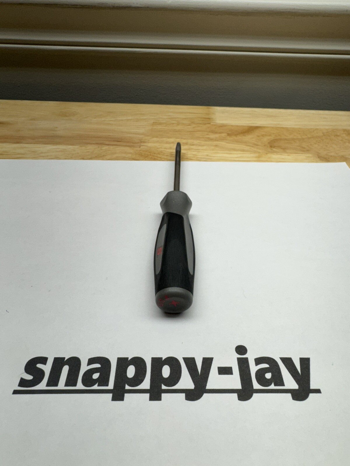 Snap-on Tools USA NEW TITANIUM #1 Phillips Soft Grip Mini Screwdriver SGDP301BDT
