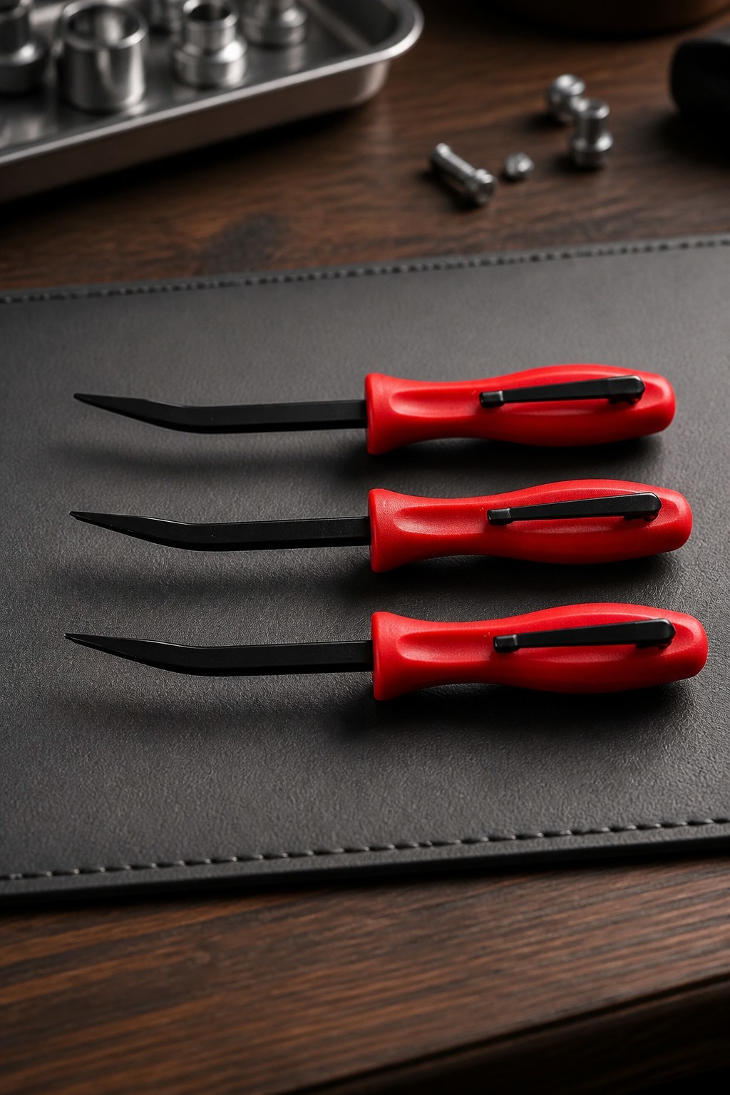 10X RED Promo SE For Snap on tools 1/4″ Shank Angled PRY BAR screwdriver + GIFT