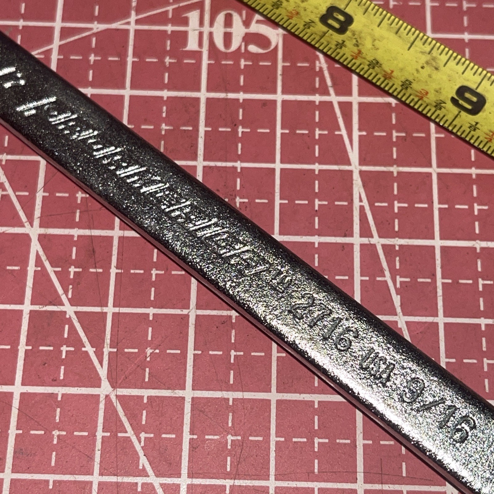 NOS Proamerica USA 2716 1/2 x 9/16 In SAE line flare nut Wrench Long Handle 6 Pt