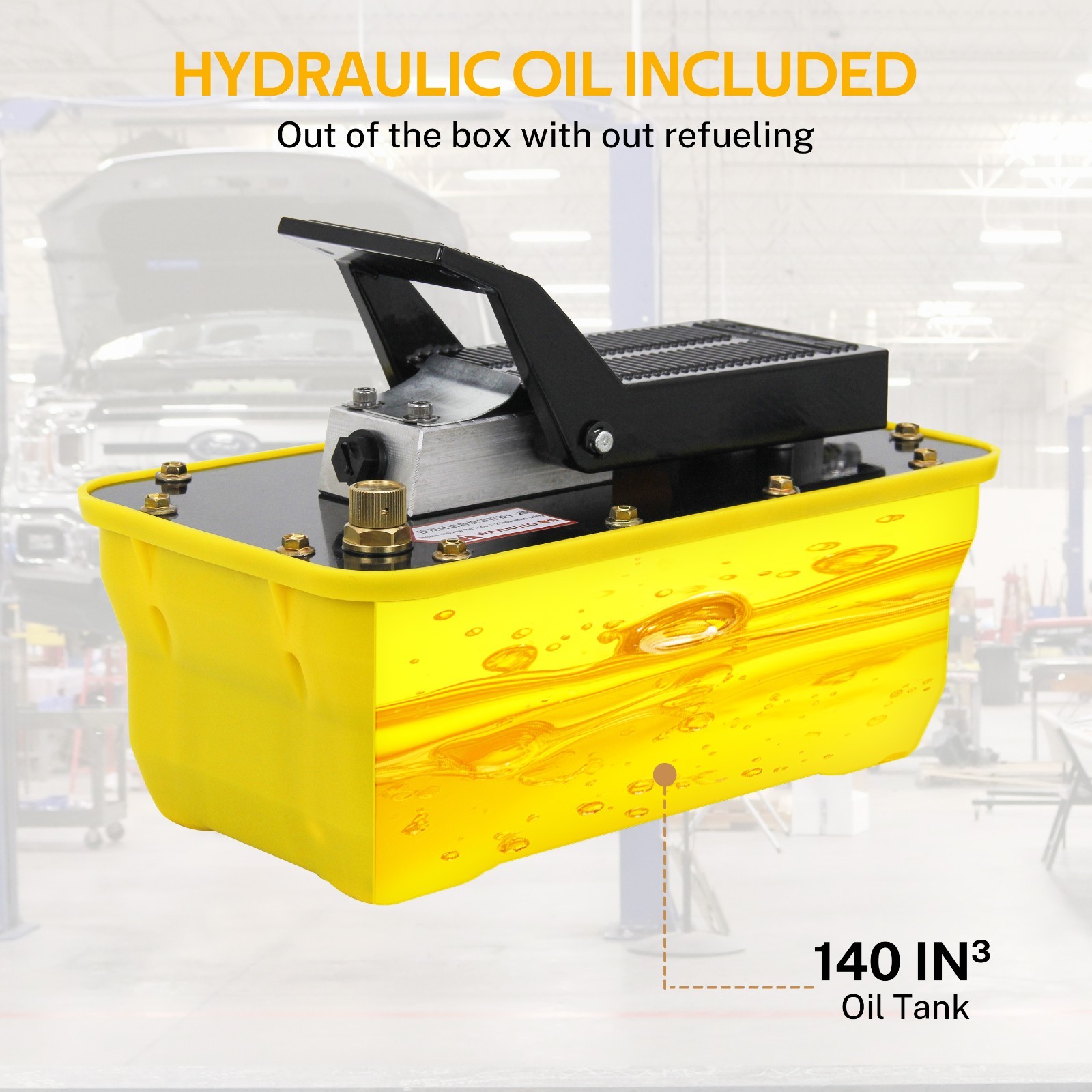 10000 PSI Air Hydraulic Foot Pump & Hydraulic Ball Joint Removal Separator Tool
