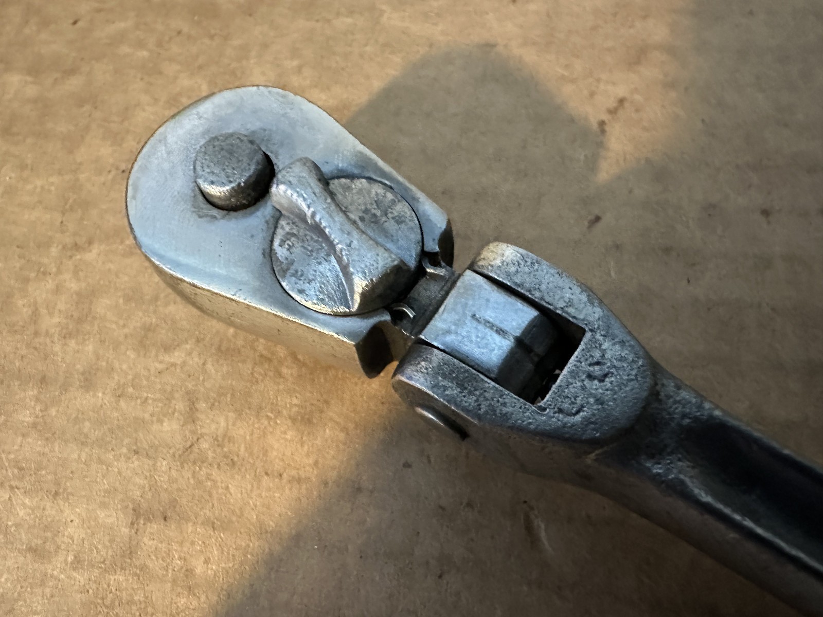 VINTAGE CRAFTSMAN -V- 42791 3/8″ DRIVE FLEX HEAD QUICK RELEASE RATCHET USA