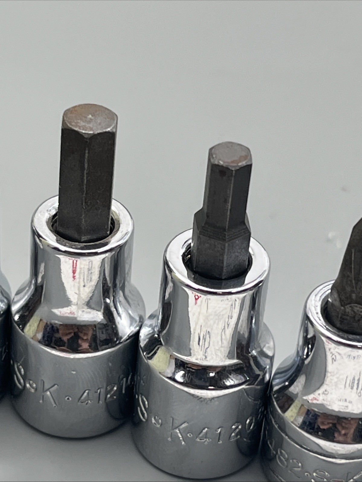 SK Tools 3/8″ Dr. mixed lot 45545 , 41210 , 41208 3/16″ , 45482 #2 , 45483 #3