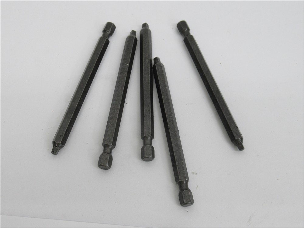 Apex 954-B-2, #2 Square Power Drive Bit, 3-1/2″ Long, 1/4″ Hex, 5 Pack