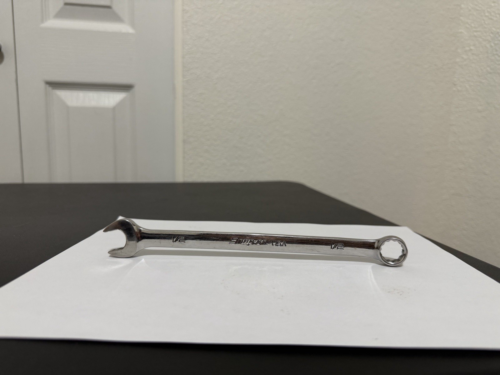 Snap On 1/2” Flank Drive Combination Wrench SAE SOEX16 Made In USA