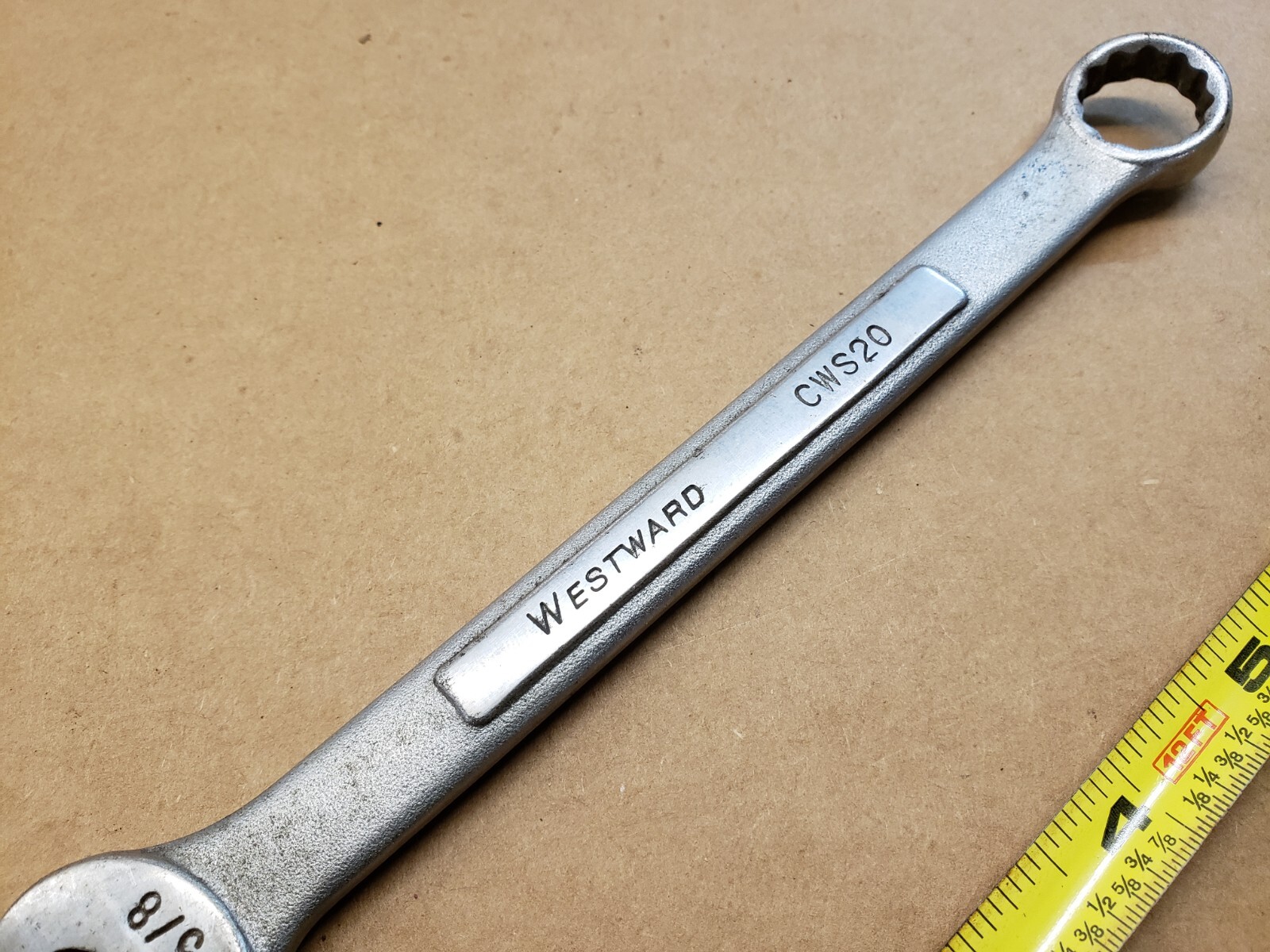Vintage Westward 5/8″ Inch Standard Combination Open & Box End Wrench CWS20 Tool