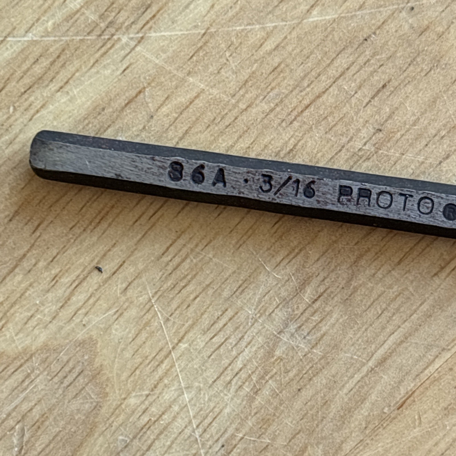 Proto Professional 1/4″ Flat Cut Chisel 3/16″ x 5″ 86A USA
