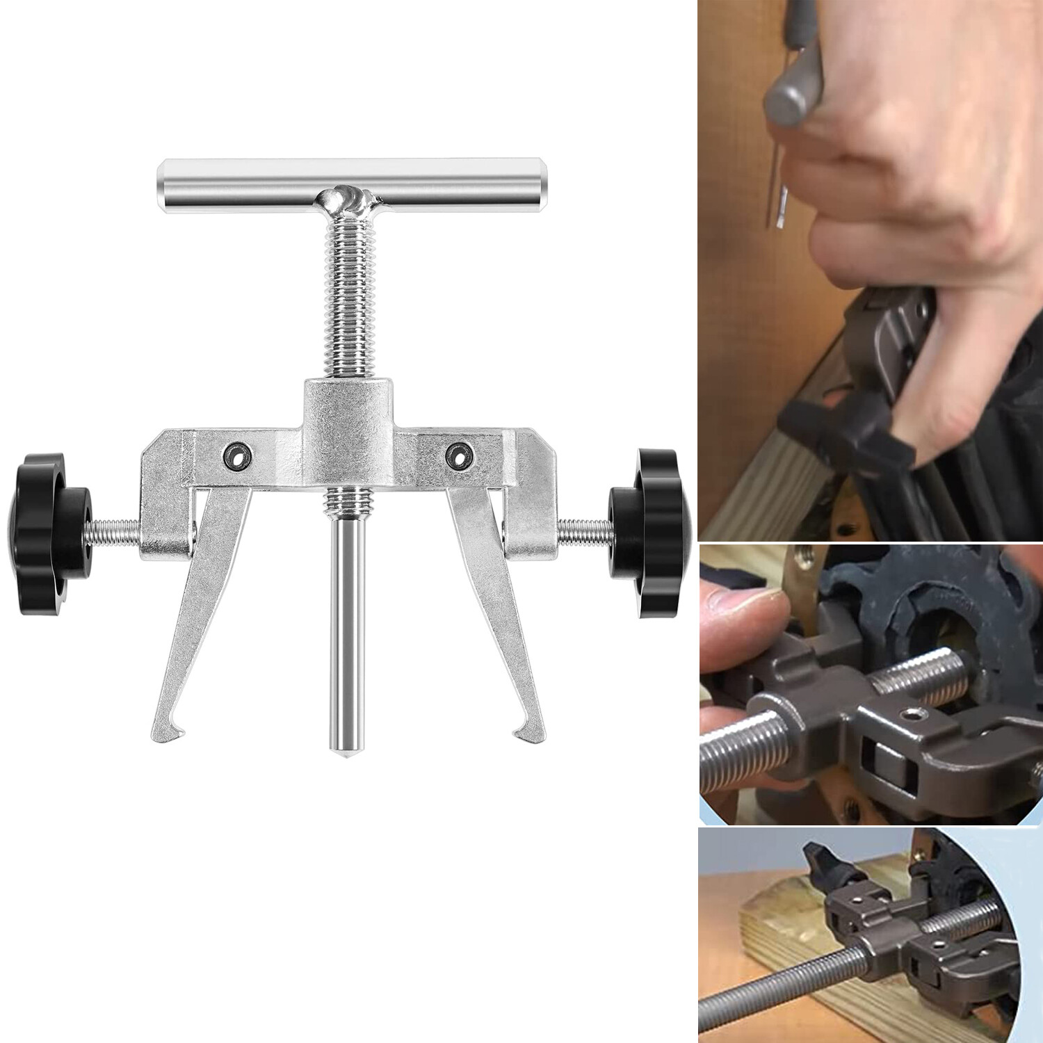 660040-1 Impeller Puller Removal Tool for impellers 2-1/4″ to 2-9/16″ (Silver)