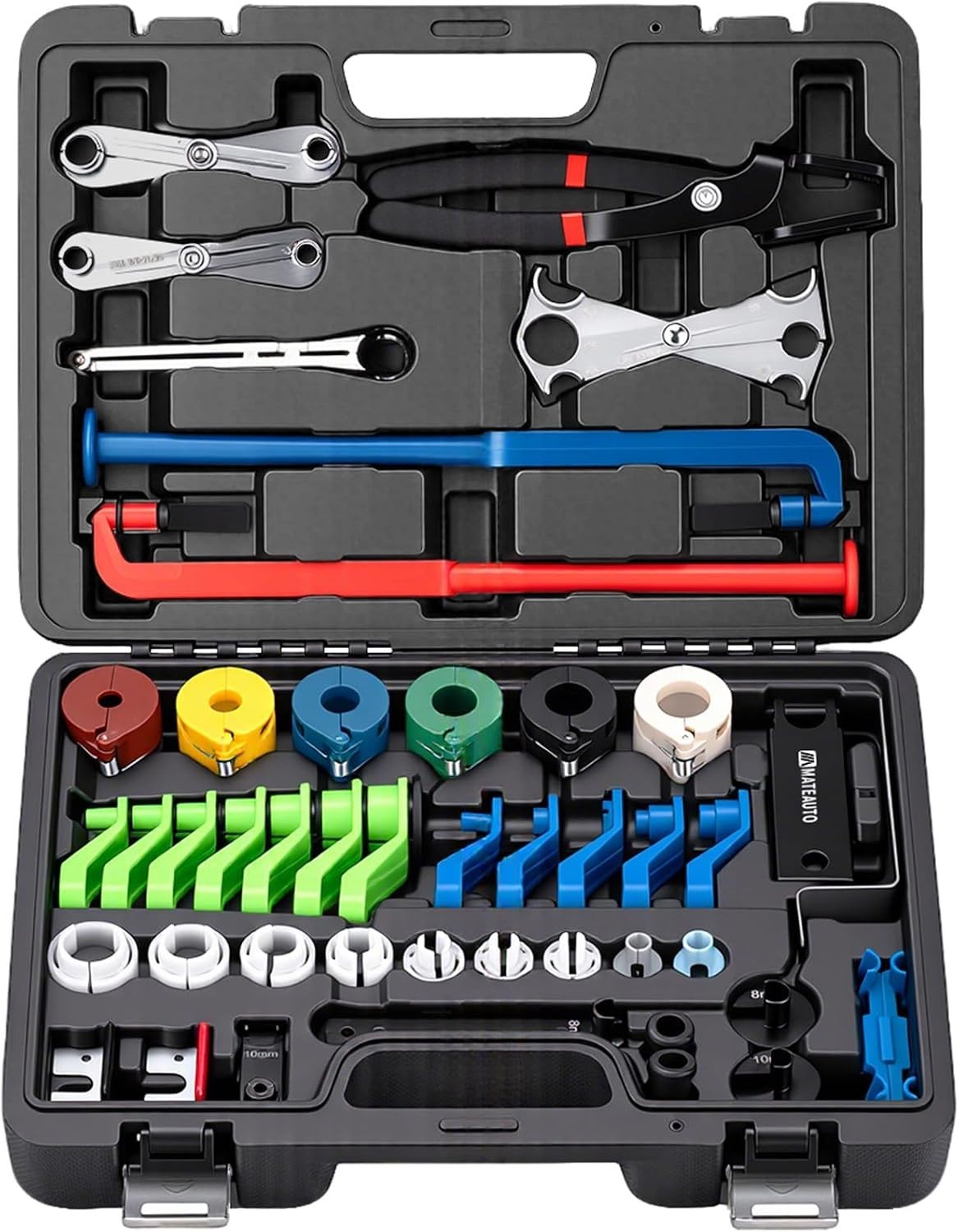 Versatile 45PCS Hydraulic & Fuel Line Disconnect Tool Kit for Professionals