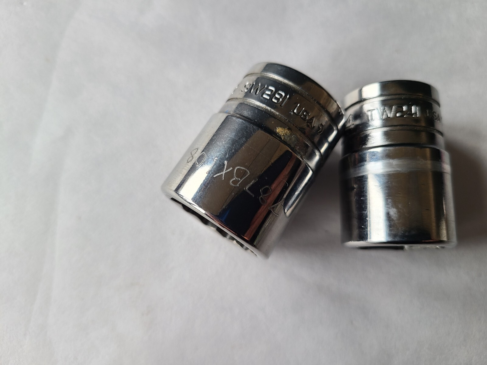 Snap On Chrome Socket Set 7/8 SW281, 3/4″ TW241
