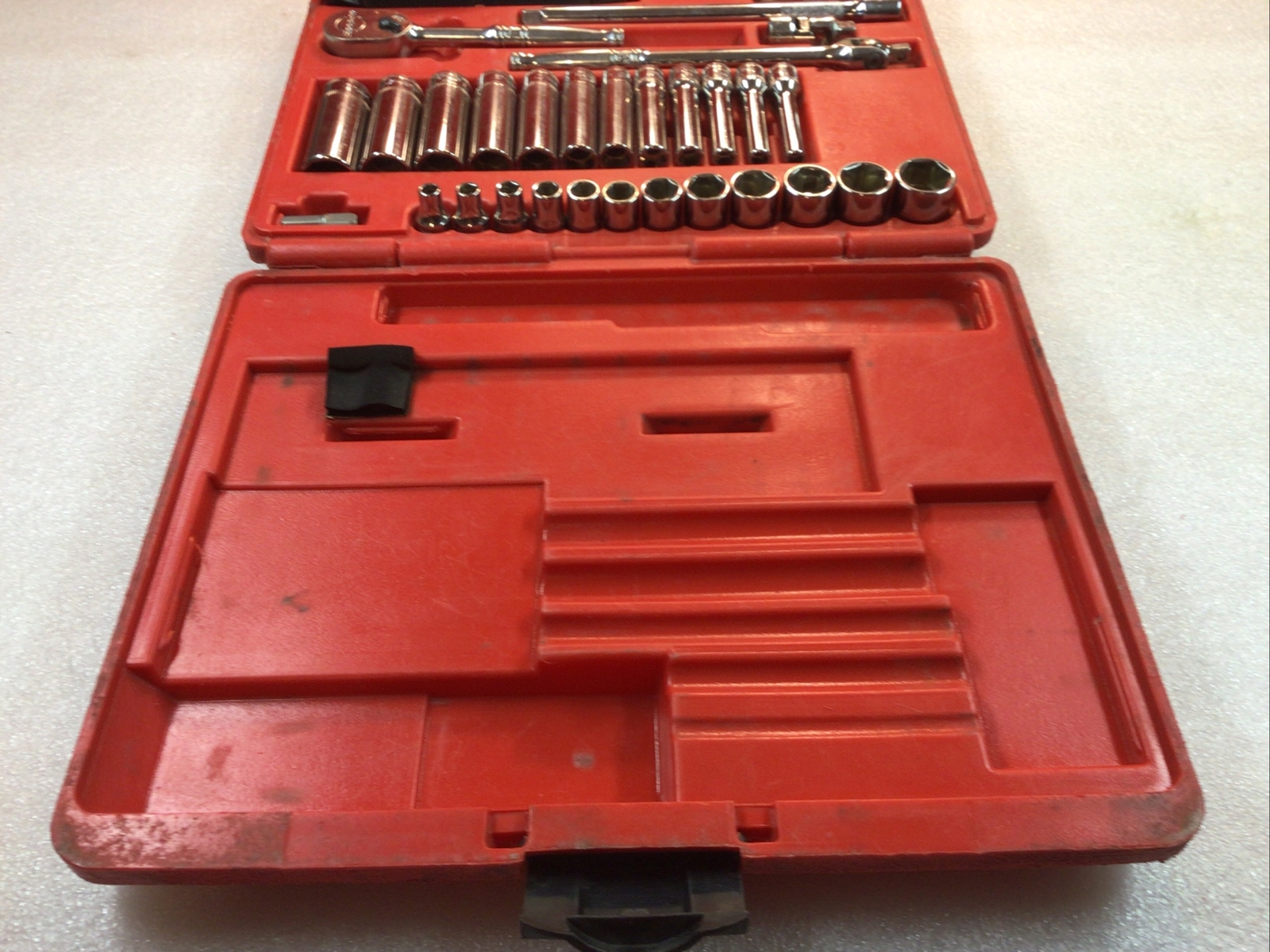 Snap On#131TMPB-31Pc.1/4”Dr.,6 Pt. Metric Deep/Shallow Gen. Svc. Socket Set-MINT