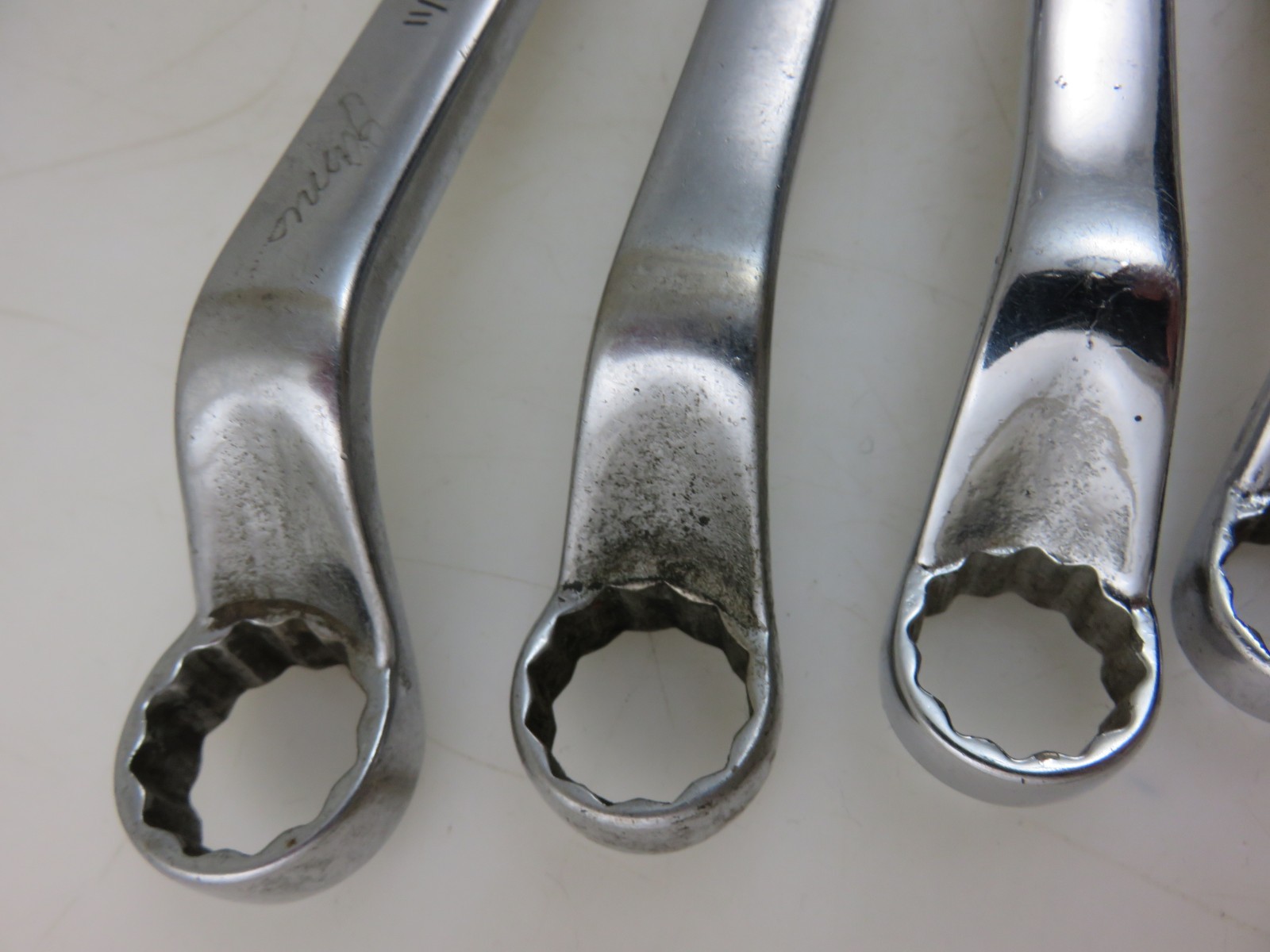 Snap-On XSO SHORT 60° Offset Box End Wrench 7pc Set 5/16″-13/16″ Vintage