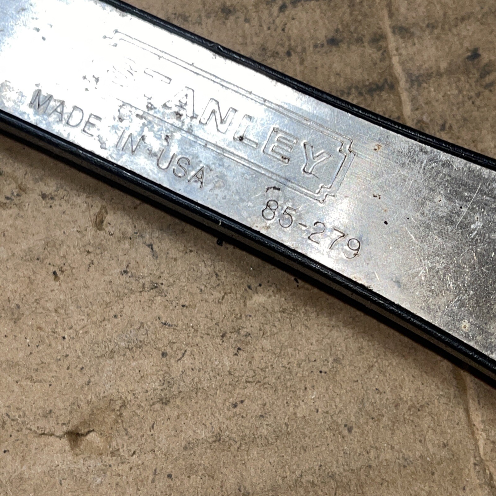 Vintage Stanley USA 85-279 5/8 in X 3/4 in SAE Ratcheting 12 point box wrench