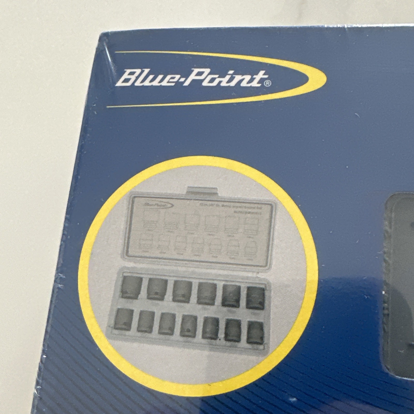 Blue-Point 13 Pc. 3/8″ Drive Metric Shallow 6 Pt. Impact Socket Set W/ Case New