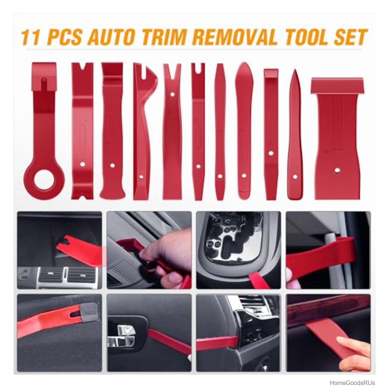 Trim Removal Tool Kit 330 Pcs Auto Clip Pliers Push Pin Bumper Retainer