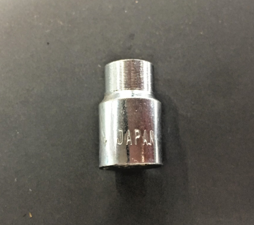 1/4″ SOCKET, 6 POINT, 1/4″ DRIVE, CHROME FINISH, JAPAN
