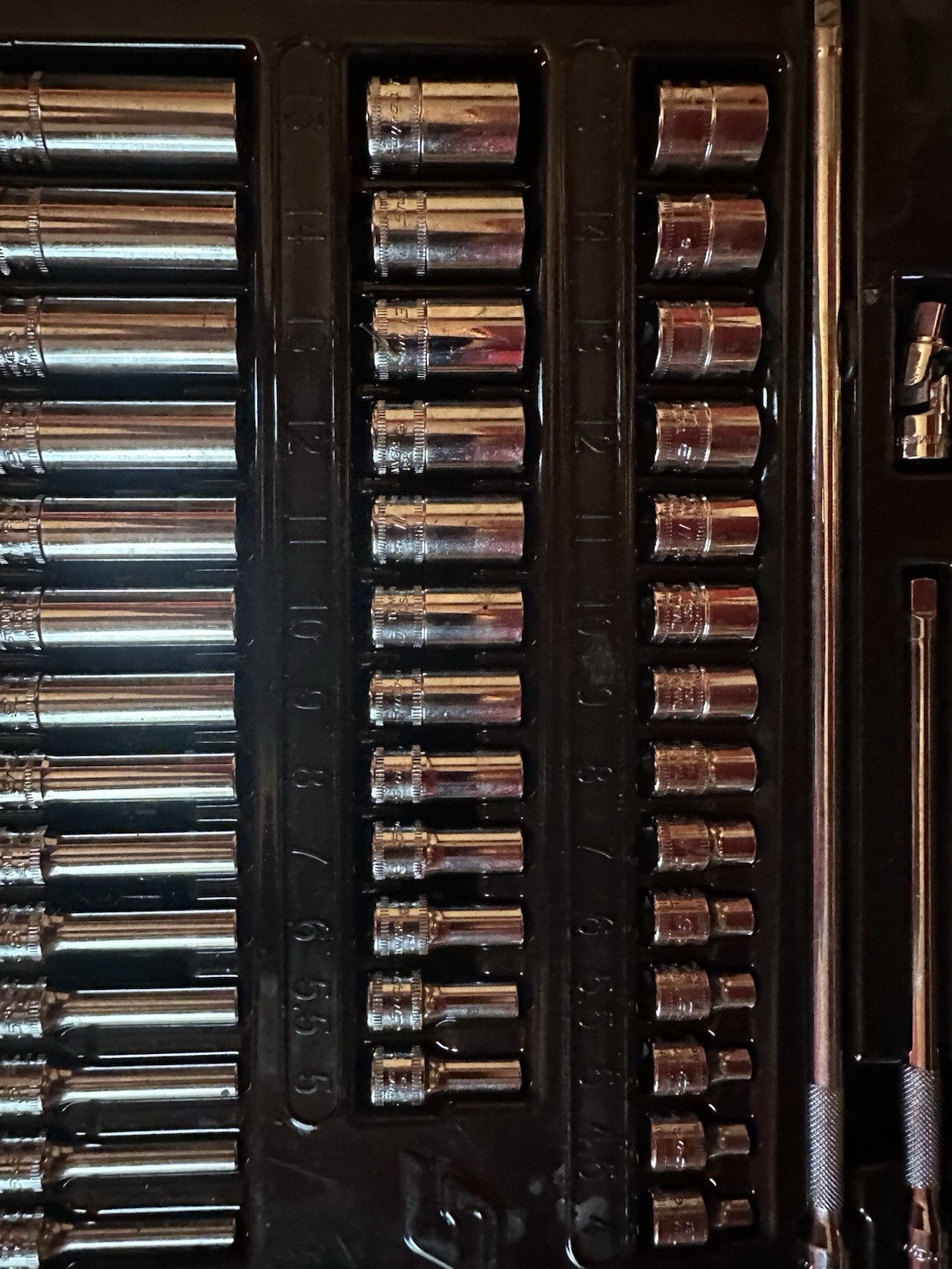 NEW Snap On 45pc Master Metric 1/4 Socket Set 145TMM