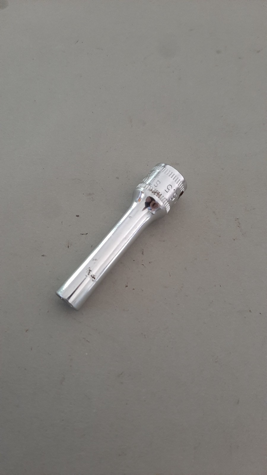 Snap-on STMM5.5 Socket 1/4″ Drive 5.5mm Deep 6pt Point Chrome USA 626