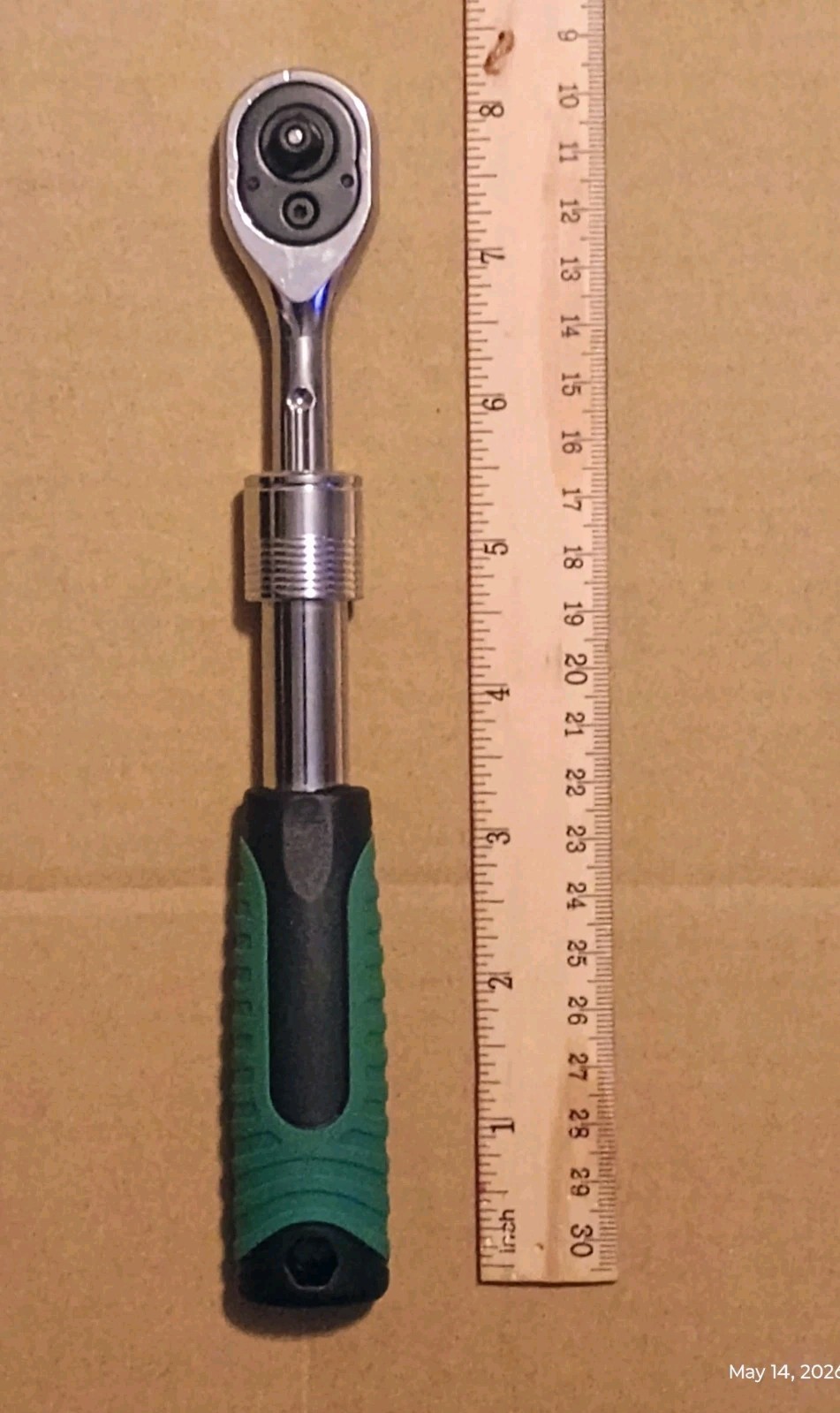Expandable Telescopic 1/4″ Inch Drive Ratchet Quick Release Expanding Ratchet