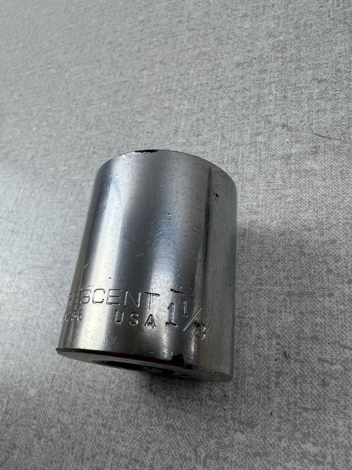 1-1/8” CRESCENT 12-point Shallow (standard) Socket 1/2″ drive LS1236