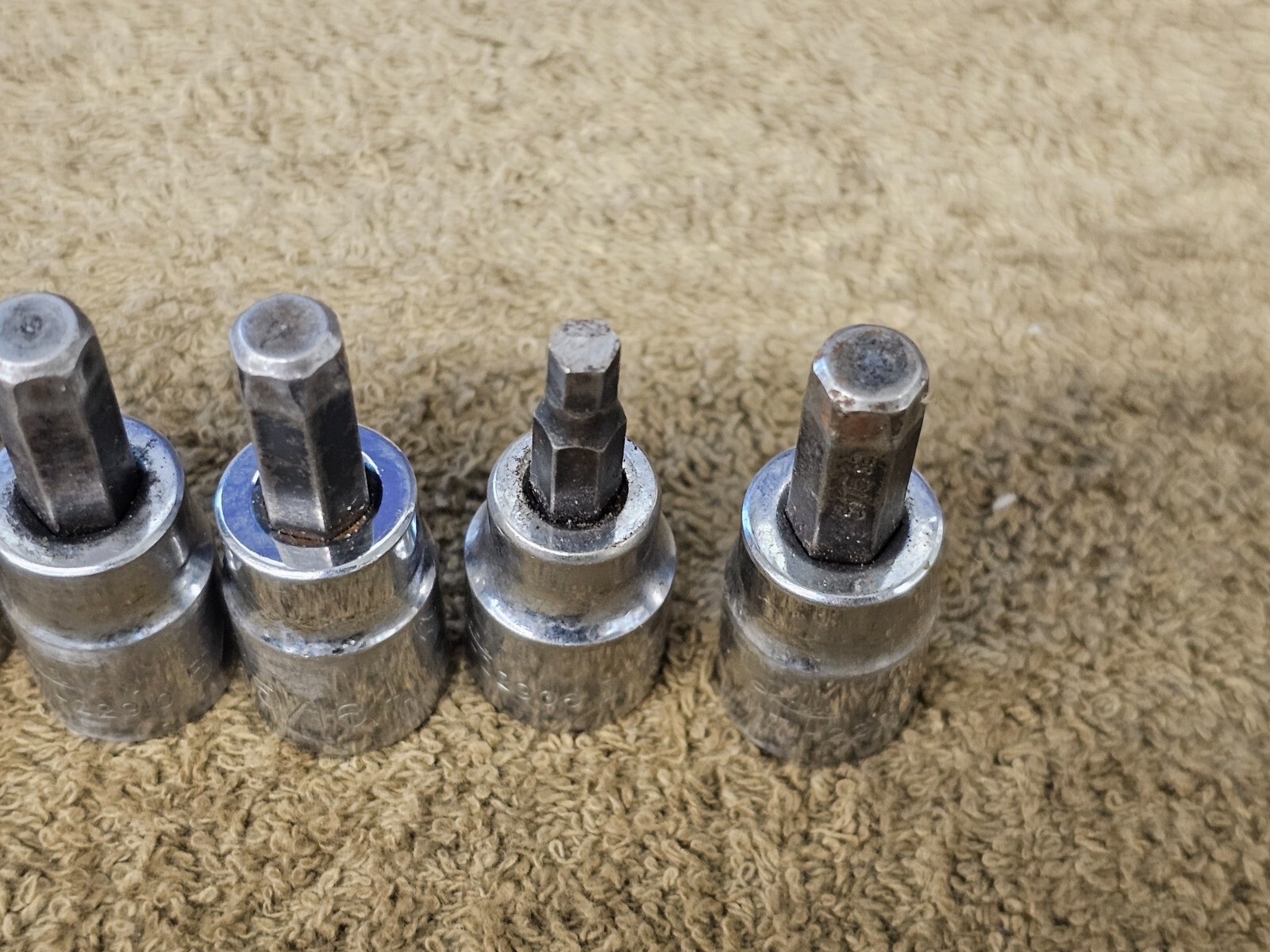25 K Tool Sockets Ratchet Hex Star Bit Adapter 1/4″ 1/2″ Drive Sae 5/16 3/16 3/4