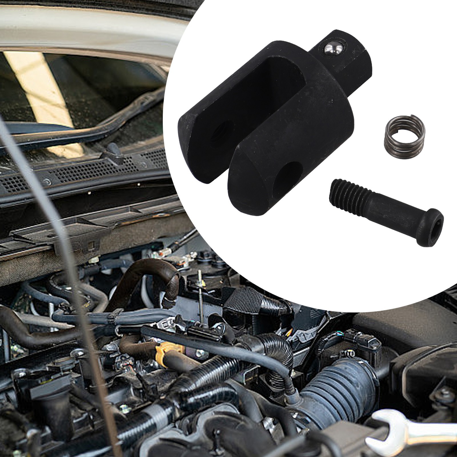 Sturdy 1/2 Inch Replacement Knuckle Breaker Bar Head for Heavy Duty Tasks
