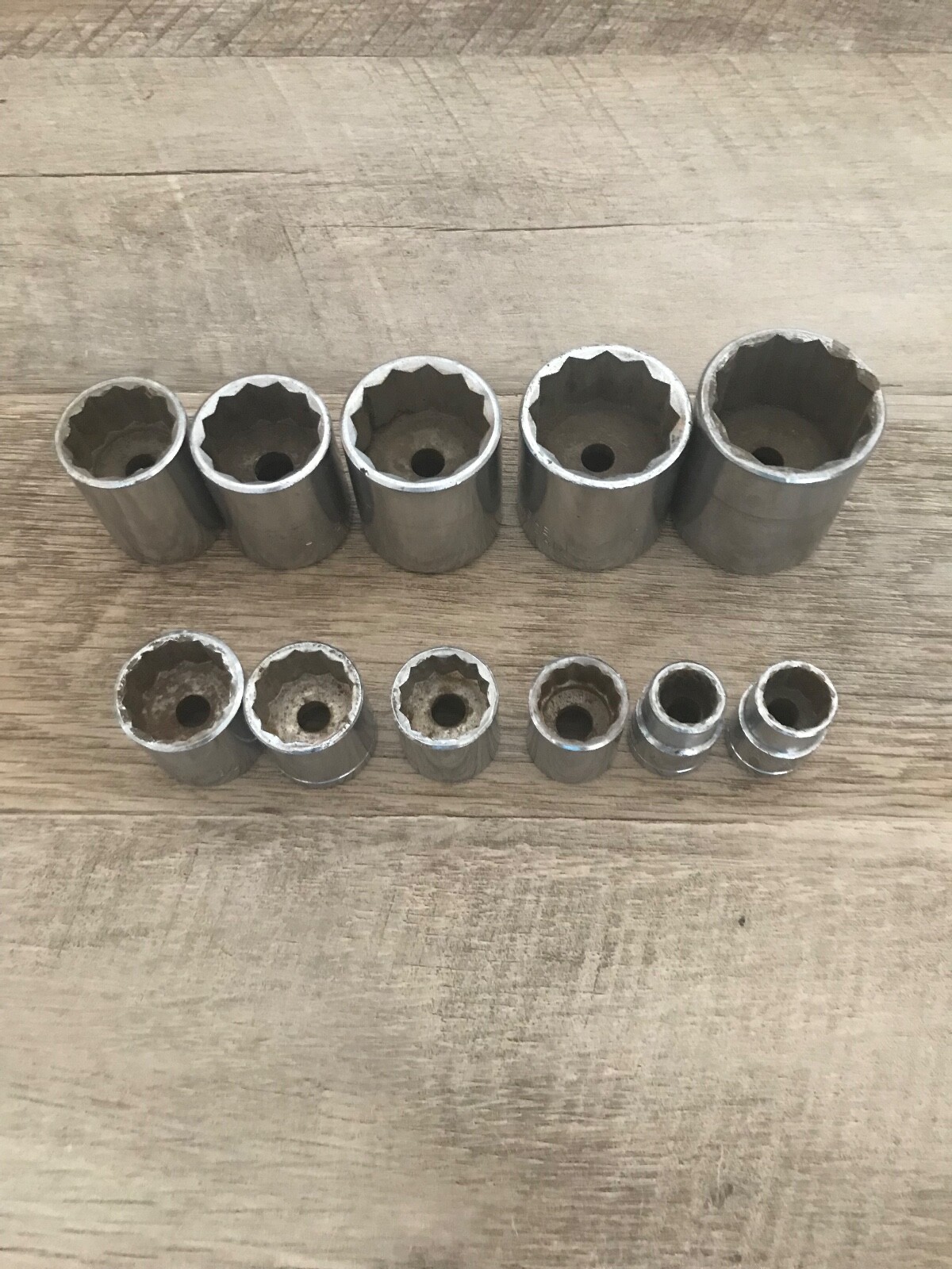 Mixed SAE Loose Sockets – 11 Pieces