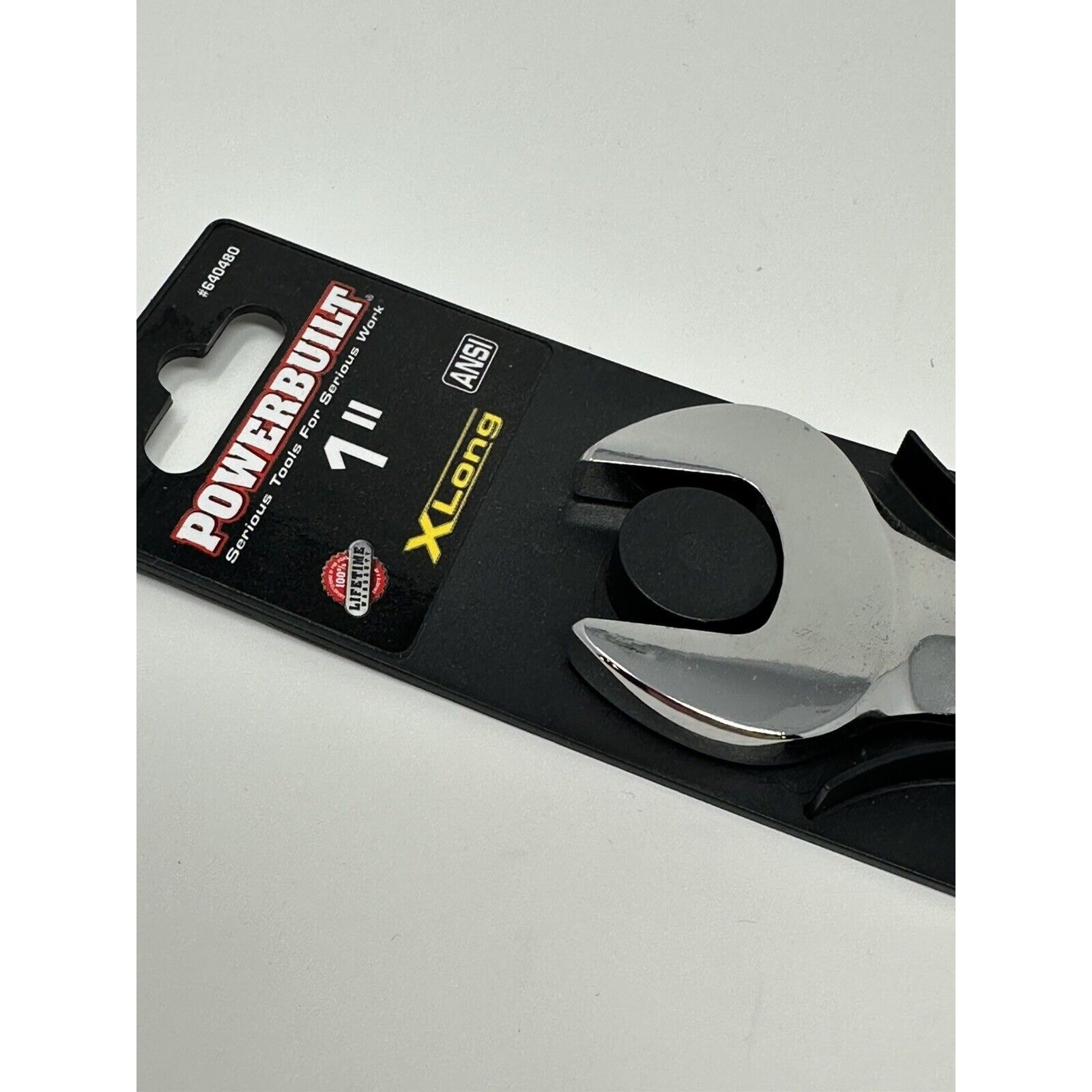 Powerbuilt 1 Inch Fully Polished SAE Combination Wrench – 640480 1″