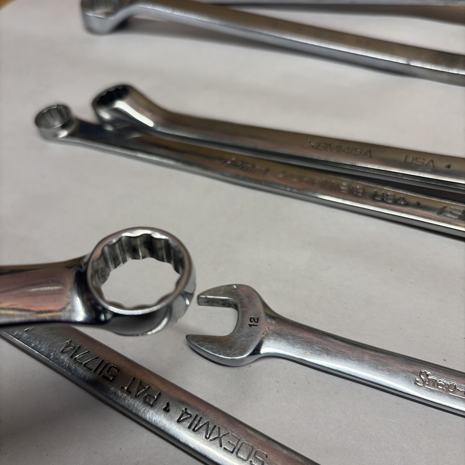 Snap-on Metric Wrench Lot 7 Pc XBM OEXLM