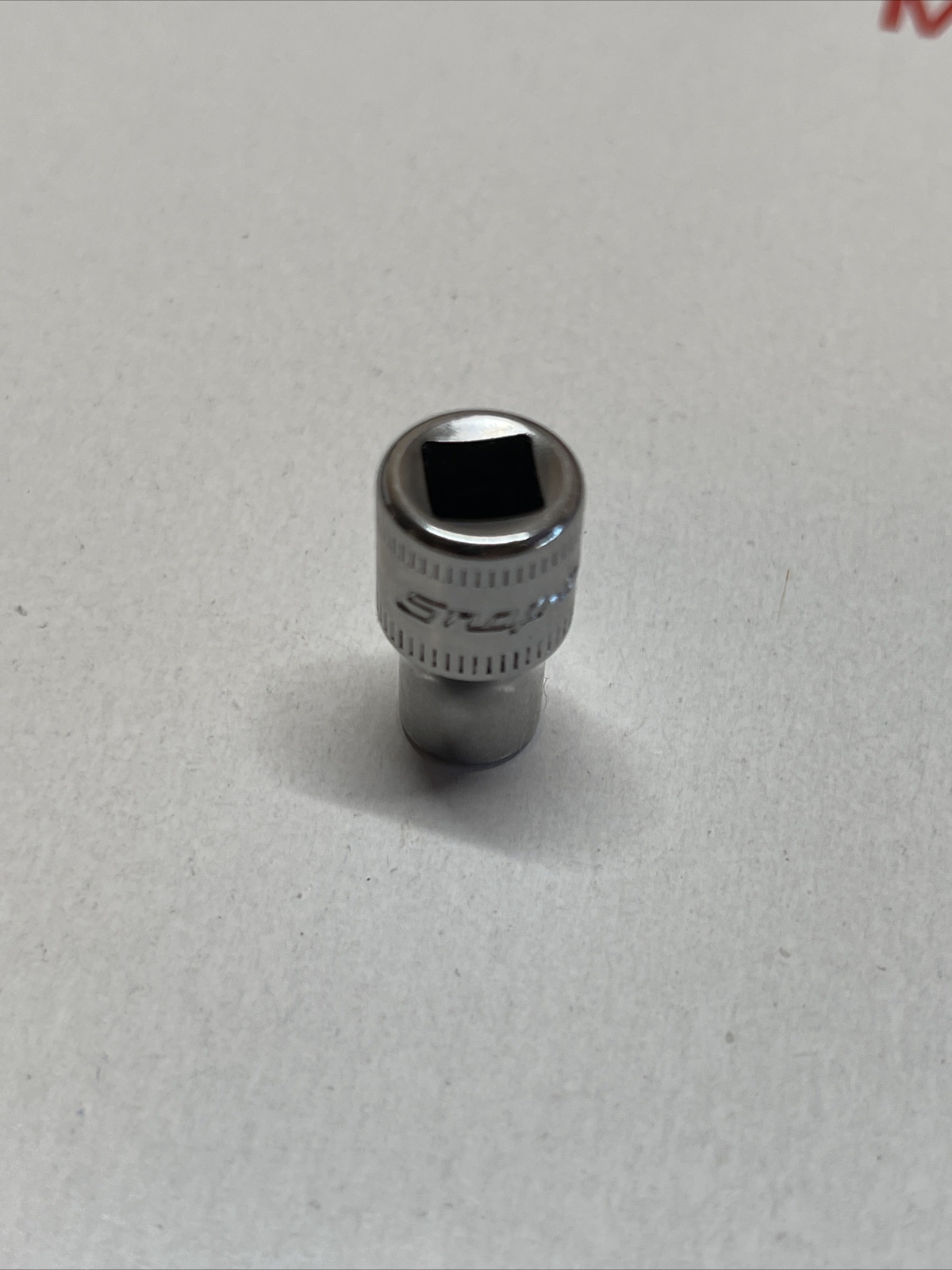 Snap On Tools 1/4 Drive Chrome Shallow 6 Point 6mm Socket