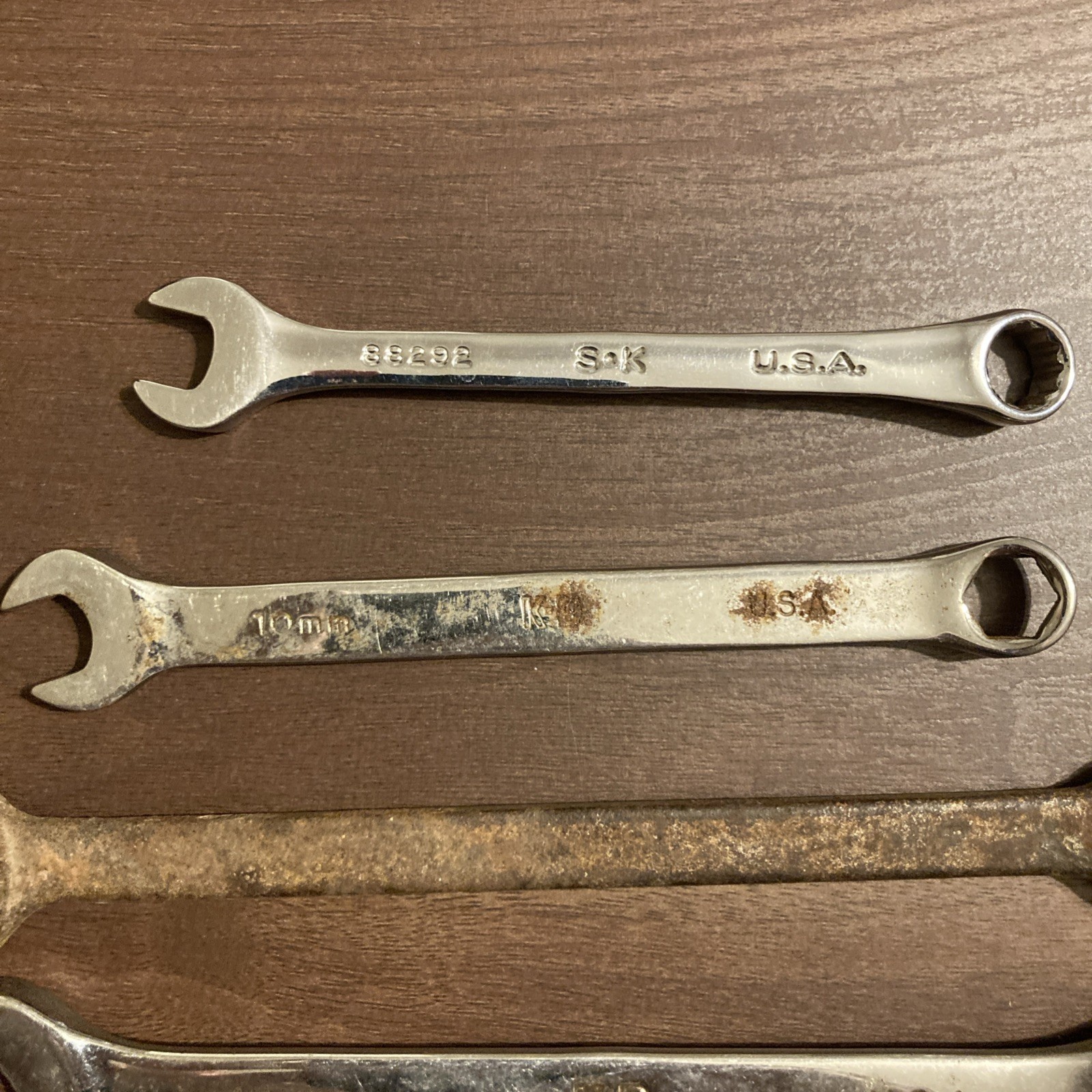 Wrenche Lot USA SK KD Challenger 10 MM 14 MM 3/8 5/8 9/16 Used