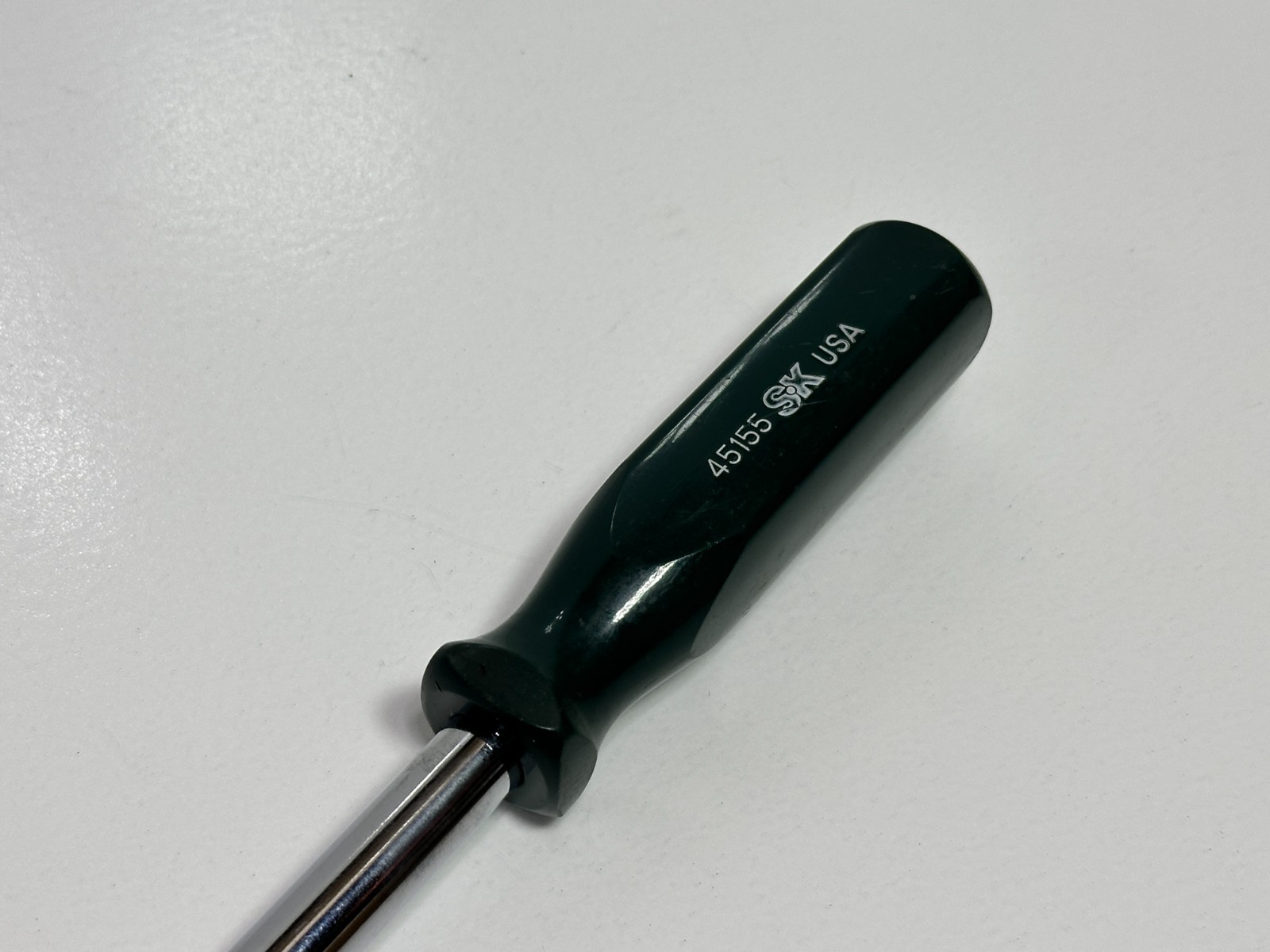 SK Professional Tools USA (RARE) 3/8″ Drive Spinner Handle Green Hard Handle