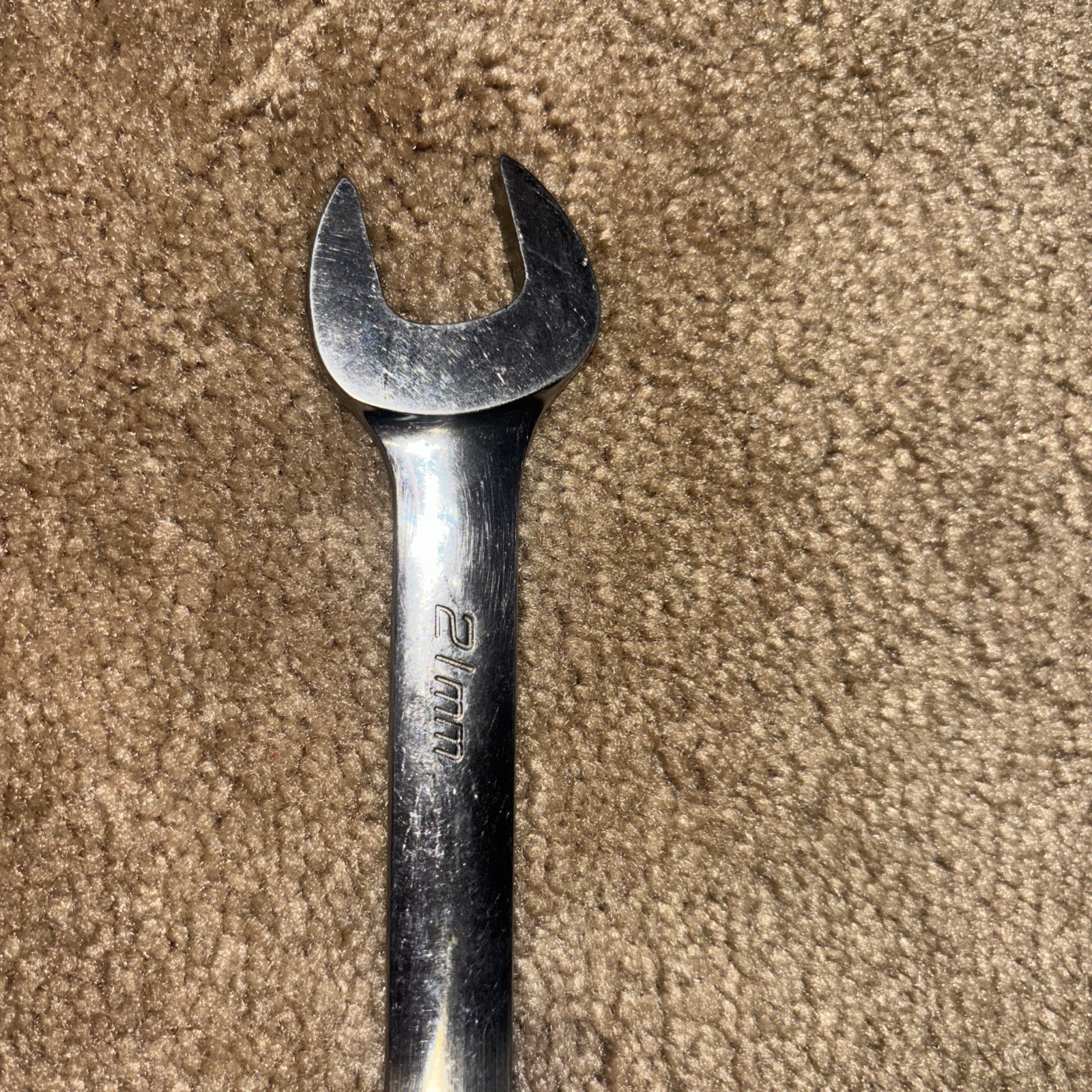Snap On 21MM 12 Point Metric Chrome Combination Wrench OEXM210B