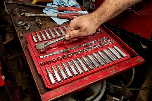 3/8″ Drive 56pc Ratchet & Socket Set – SAE & Metric