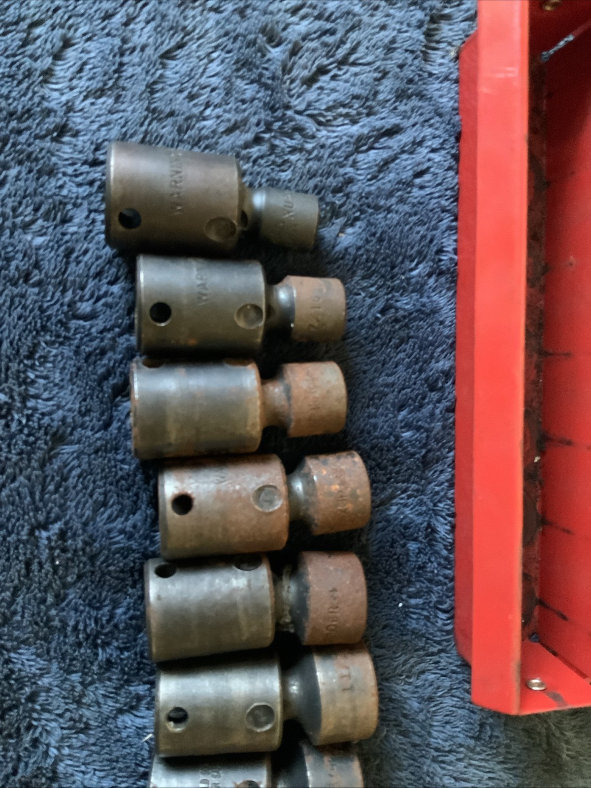 Mac Tools 3/8” Drive Impact Swivel Socket Set, Sae…6pt…surface Rust…..all Work