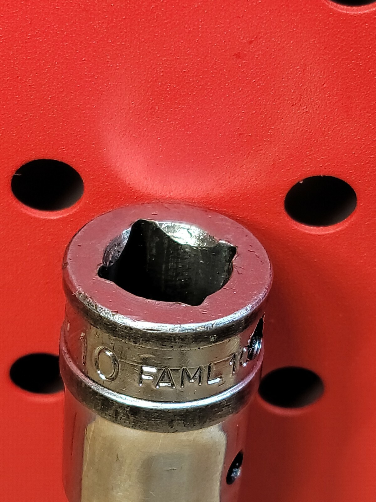 Snap-on FAML10 3/8″ Drive 10mm X LONG Length Hex Allen Socket USA