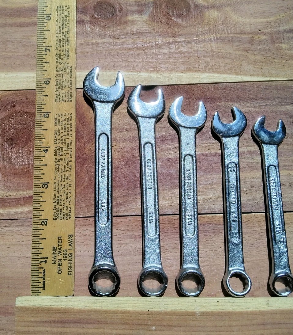 VINTAGE NOS GEDORE 6mm – 14mm METRIC COMBO 9 PIECE WRENCH SET
