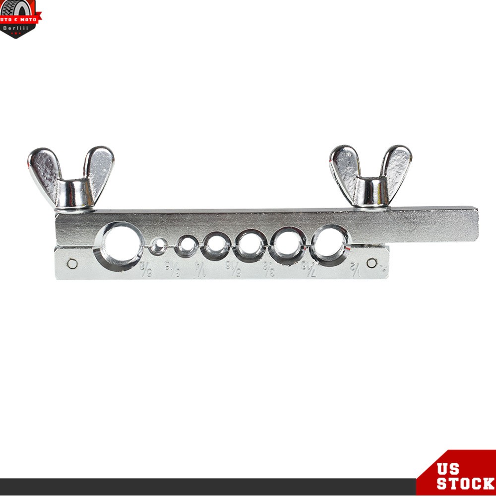 Double Flaring Brake Line Tool Kit Tubing Car Truck Tool Mini Cutter SAE/Metric